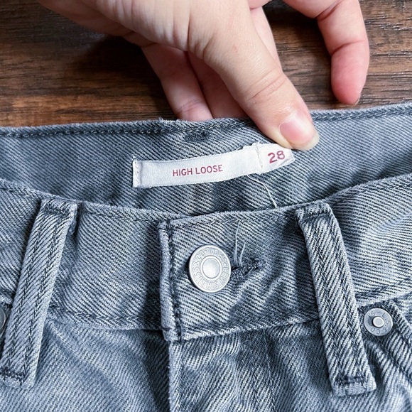 Levi’s • WellThread® High Loose Women's Jeans baggy wide leg Silver Bloom grey - Picture 4 of 11